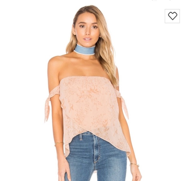 The Jetset Diaries TJD Sierra Top in Nude floral - Picture 1 of 10